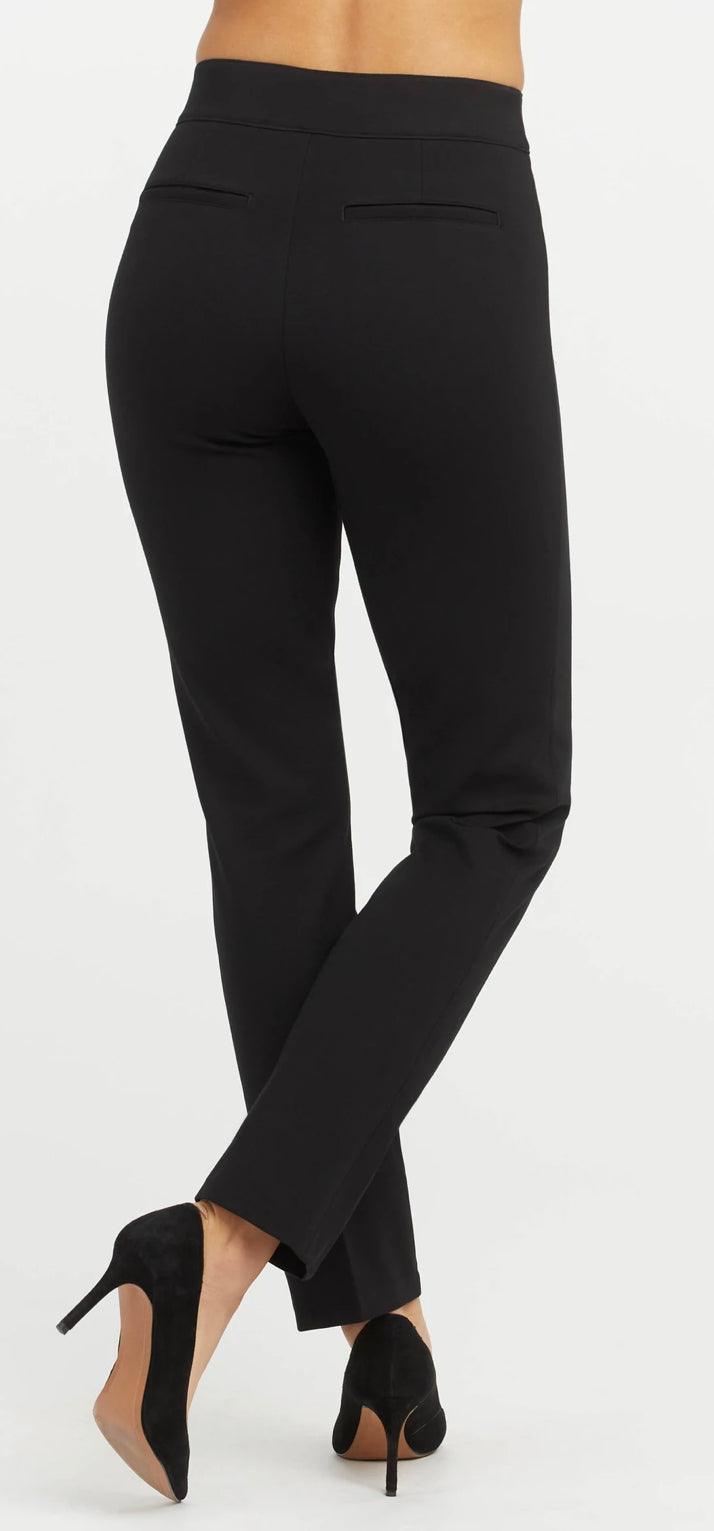 Women's The Perfect Pant Slim Straight Pants Spanx Black Size S $138 20254R