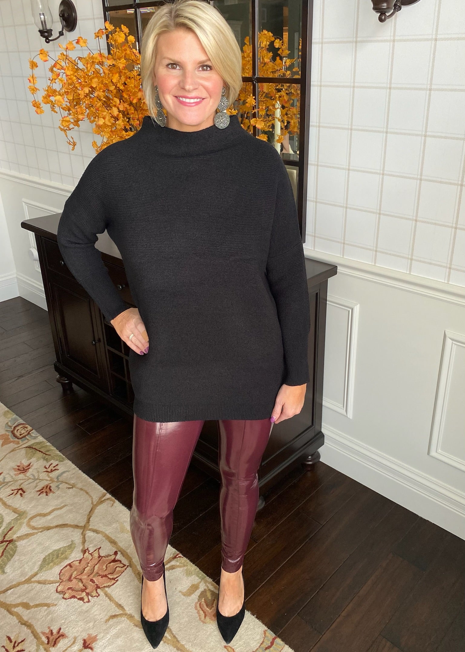 Spanx Ruby Faux Patent Leather Leggings – On the Go Boutique LLC